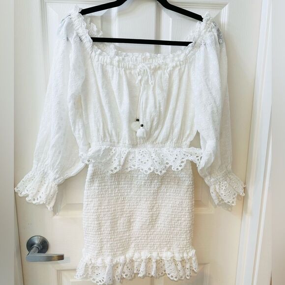 Spell and the Gypsy Collective Mini Dress Off the shoulder - size Small - Picture 5 of 6